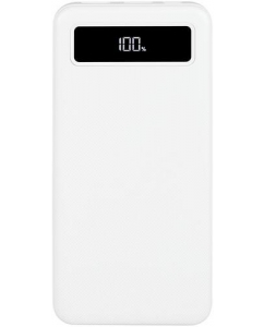 Портативный аккумулятор 10000 mAh TFN Porta LCD (22,5W,USB-C+2USB-A+microUSB,QC/PD,,пластик,белый) TFN-PB-321-WH | emobi