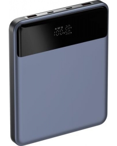 Портативный аккумулятор 20000 mAh PROJECT 0 (122,5W,2USB-C+2USB-A,QC/PD,Li-pol,пластик,синий) PZ-EXB-4-122W-BL | emobi