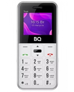 Сотовый телефон BQ 1866 Trust белый | emobi