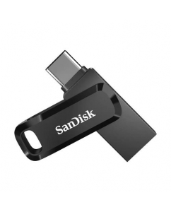 Память OTG USB Flash SanDisk Ultra Dual Drive Go Type-A+C, USB 3.1, 128 GB, до 150 Мбайт/сек, пластик. черный | emobi