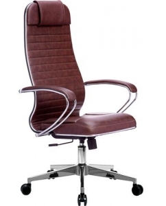 Кресло офисное Метта МЕТТА-6(MPES)/подл.116/осн.004 коричневый | emobi