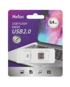 Память USB Flash 64 ГБ Netac U116 [NT03U116N-064G-20WH] | emobi