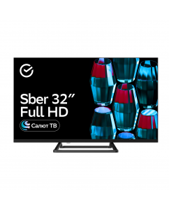 32" Телевизор Sber SDX-32F2137 черный | emobi