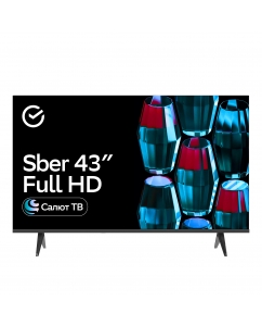43" Телевизор Sber SDX-43F2124 черный | emobi