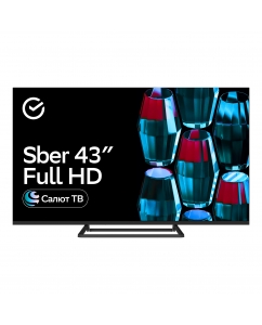 43" Телевизор Sber SDX-43F2128 черный | emobi