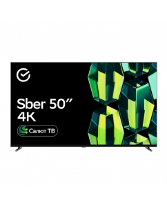 50" Телевизор Sber SDX-50U4124 черный | emobi