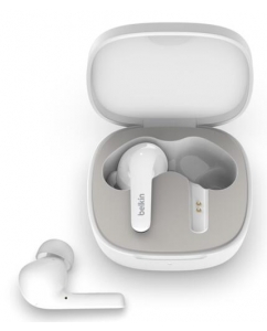 Купить Наушники TWS Belkin Soundform Flow Noise Cancelling Earbuds белый в E-mobi