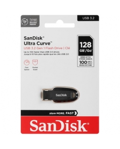 Память USB Flash 128 ГБ SanDisk Ultra Curve [SDCZ550-128G-G46] | emobi