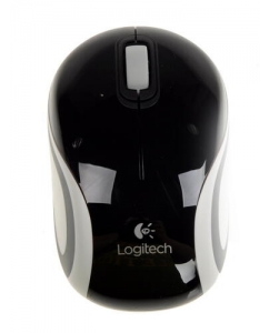Мышь беспроводная Logitech M187 Mini  черный | emobi