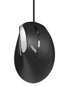 Вертикальная мышь проводная RAPOO EV200  черный | emobi