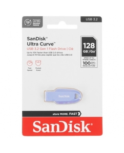 Память USB Flash 128 ГБ SanDisk Ultra Curve [SDCZ550-128G-G46NB] | emobi
