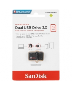 Память OTG USB Flash 32 ГБ SanDisk Dual Drive | emobi