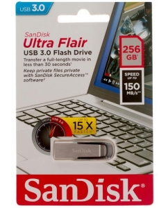 Память USB Flash 256 ГБ SanDisk Ultra Flair [SDCZ73-256G-G46] | emobi