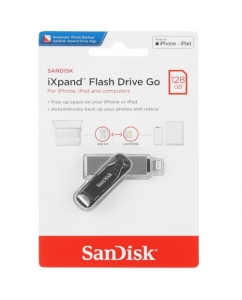 Память OTG USB Flash 128 ГБ SanDisk iXpand Go [SDIX60N-128G-GN6NE] | emobi