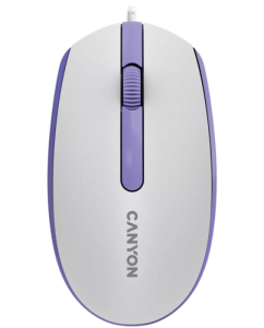 Купить Мышь проводная CANYON M-10 [CNE-CMS10WL] белый в E-mobi