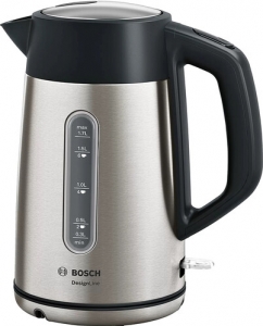 Купить Электрочайник Bosch TWK 4P440 серебристый в E-mobi