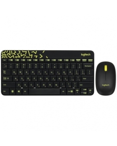 Купить Клавиатура+мышь беспроводная   Logitech MK240 Nano Black черный в E-mobi