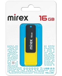 Купить Память USB Flash 16 ГБ Mirex CITY [13600-FMUCYL16] в E-mobi