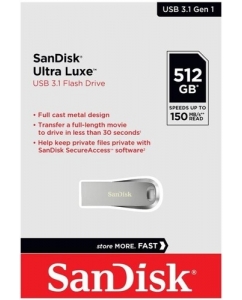 Купить Память USB Flash 512 ГБ SanDisk Ultra Luxe [SDCZ74-512G-G46] в E-mobi