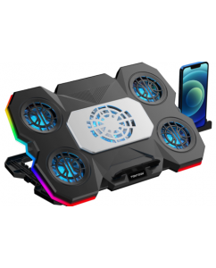 Купить Подставка для ноутбука Panteon CP-175 RGB черный в E-mobi