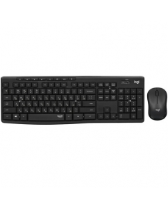 Купить Клавиатура+мышь беспроводная   Logitech Combo MK295 Black черный в E-mobi