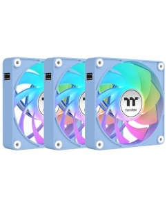 Купить Комплект реверсных вентиляторов Thermaltake CT120 EX Reverse ARGB Sync Hydrangea Blue [CL-F198-PL12BU-A] в E-mobi