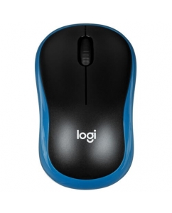 Купить Мышь беспроводная Logitech M186 [910-004132] синий в E-mobi