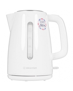 Купить Электрочайник BRAYER BR1058WH белый в E-mobi