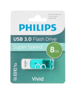 Купить Память USB Flash 8 ГБ PHILIPS VIVID3.0 [FM08FD00B/97] в E-mobi