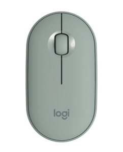 Купить Мышь беспроводная Logitech M350 Pebble [910-005599] зеленый в E-mobi