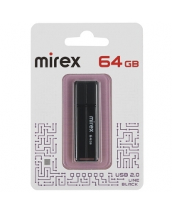 Купить Память USB Flash 64 ГБ Mirex LINE [13600-FMULBK64] в E-mobi