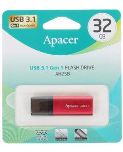 Купить Память USB Flash 32 ГБ Apacer AH25B [AP32GAH25BR-1] в E-mobi