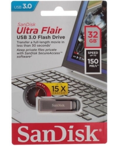 Купить Память USB Flash 32 ГБ SanDisk Ultra Flair [SDCZ73-032G-G46] в E-mobi