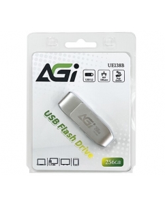 Купить Память USB Flash 256 ГБ Agi UE138B [AGI256GSMUE138B] в E-mobi