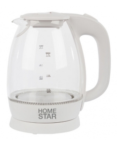 Купить Электрочайник Homestar HS-1012 белый в E-mobi