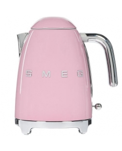 Купить Электрочайник Smeg KLF03PKEU розовый нержавеющая сталь, 1.7 л, 2400 Вт, фильтр, скрытый нагревательный элемент, розовый, серебристый в E-mobi