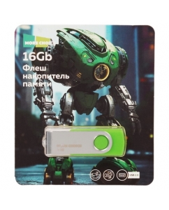 Купить Память USB Flash 16 ГБ More Choice MF16-4 [MF16-4Green] в E-mobi