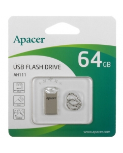 Купить Память USB Flash 64 ГБ Apacer AH111 [AP64GAH111CR-1] в E-mobi