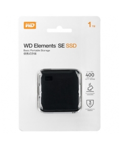 Купить 1000 ГБ Внешний SSD WD Elements SE [WDBAYN0010BBK-CESN] в E-mobi