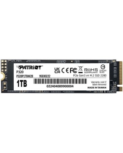 Купить 1000 ГБ SSD M.2 накопитель Patriot P320 [P320P1TBM28] в E-mobi