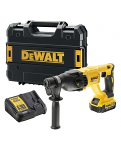 Купить Аккумуляторный перфоратор DEWALT DCH133M1, 18 В, 2.6 Дж, 5500 уд/мин, с АКБ 4 Ач и ЗУ, в кейсе TSTAK DCH133M1-QW в E-mobi