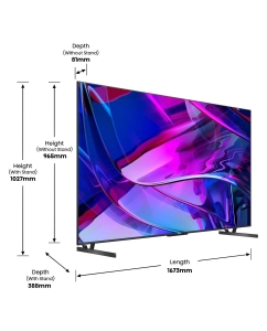 Купить Телевизор Hisense 75U7KQ, 75&quot;(190 см), UHD 4K  в E-mobi