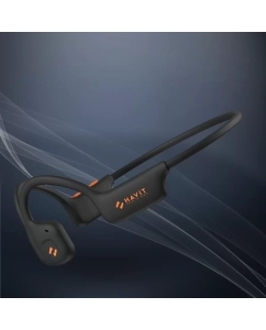 Купить Наушники беспроводные HAVIT Freego1 Air с воздушной проводимостью, спортивные, черные  в E-mobi