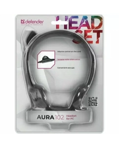 Купить Наушники Defender HN-102 черный (510473)  в E-mobi