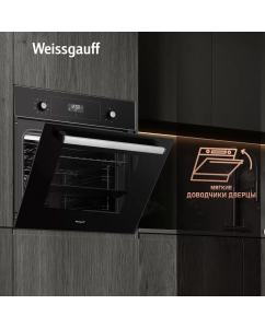 Купить Встраиваемый электрический духовой шкаф Weissgauff EOV 306 SB Black  в E-mobi