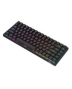Купить Проводная/беспроводная игровая клавиатура Royal Kludge RK84 Black  в E-mobi
