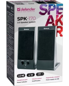 Купить Колонки компьютерные DEFENDER SPK-170 черный (65165)  в E-mobi