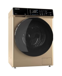 Купить Стиральная машина Hiberg i-DDQ9 - 712 G золотистый  в E-mobi