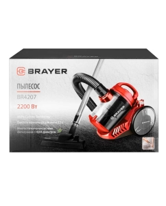 Купить Пылесос Brayer BR4207 красный  в E-mobi