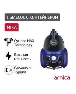 Купить Пылесос ARNICA Mika синий, черный  в E-mobi